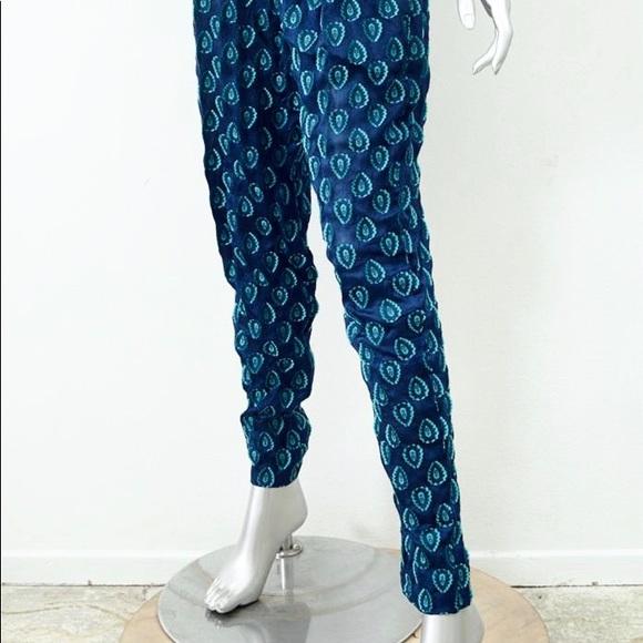 CHLOE Silk Embroidered Jacquard Pants - Picture 13 of 13